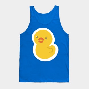 Duckie the cute rubber duck. Tank Top